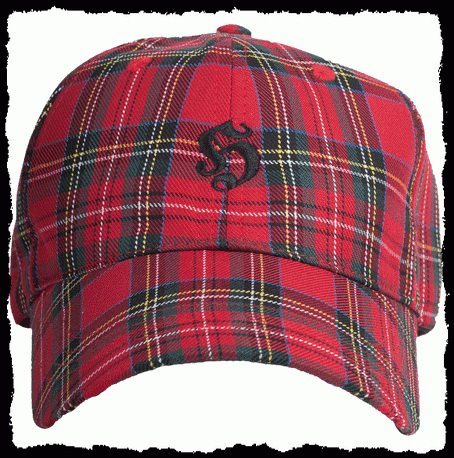 Cap Golf Tartan